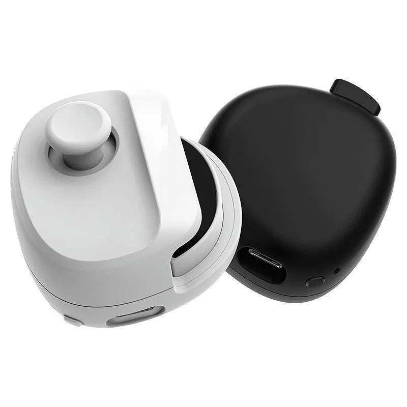 Black or white USB gaming stick controller with ABS plastic construction measuring 8.8cm