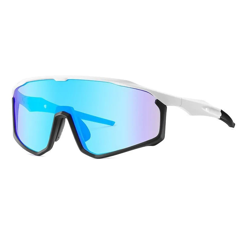 Colourful full-frame mountaineering goggles for climbing and snow sports, showing sample colour options.