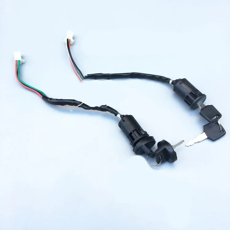 Waterproof electric door lock with plastic housing for automotive security systems