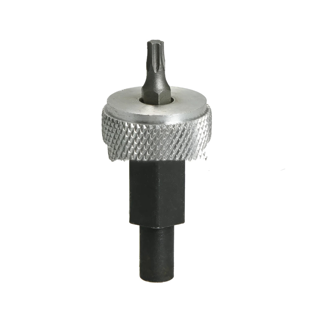 Ignition module wrench tool with knurled aluminum knobs and carbon steel construction for automotive distributor work