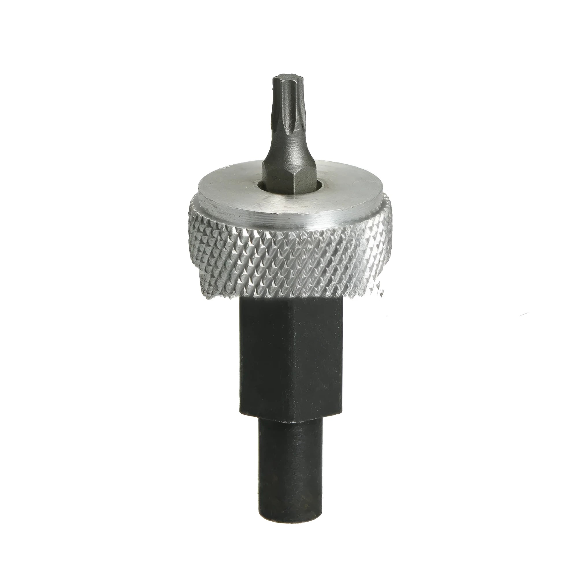 Ignition module wrench tool with knurled aluminum knobs and carbon steel construction for automotive distributor work