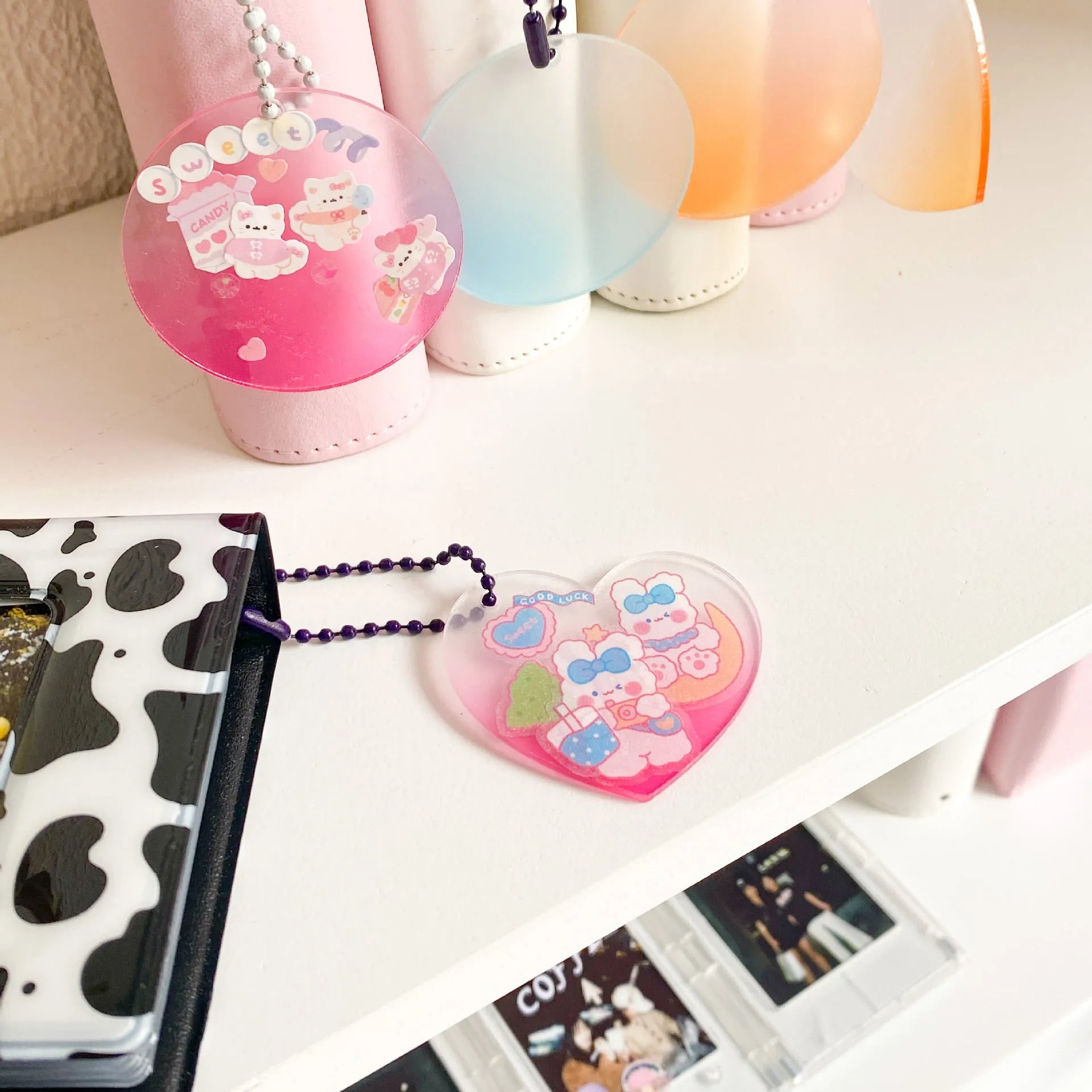 PVC waterproof cartoon-style decorative sticker for notebooks and office stationery.