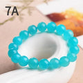 Grade 7A Amazonite natural scattered beads in various sizes with polishing treatment