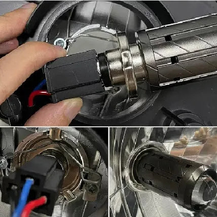 Chunfeng motorcycle LED headlight conversion bulb with integrated far and near beam functions