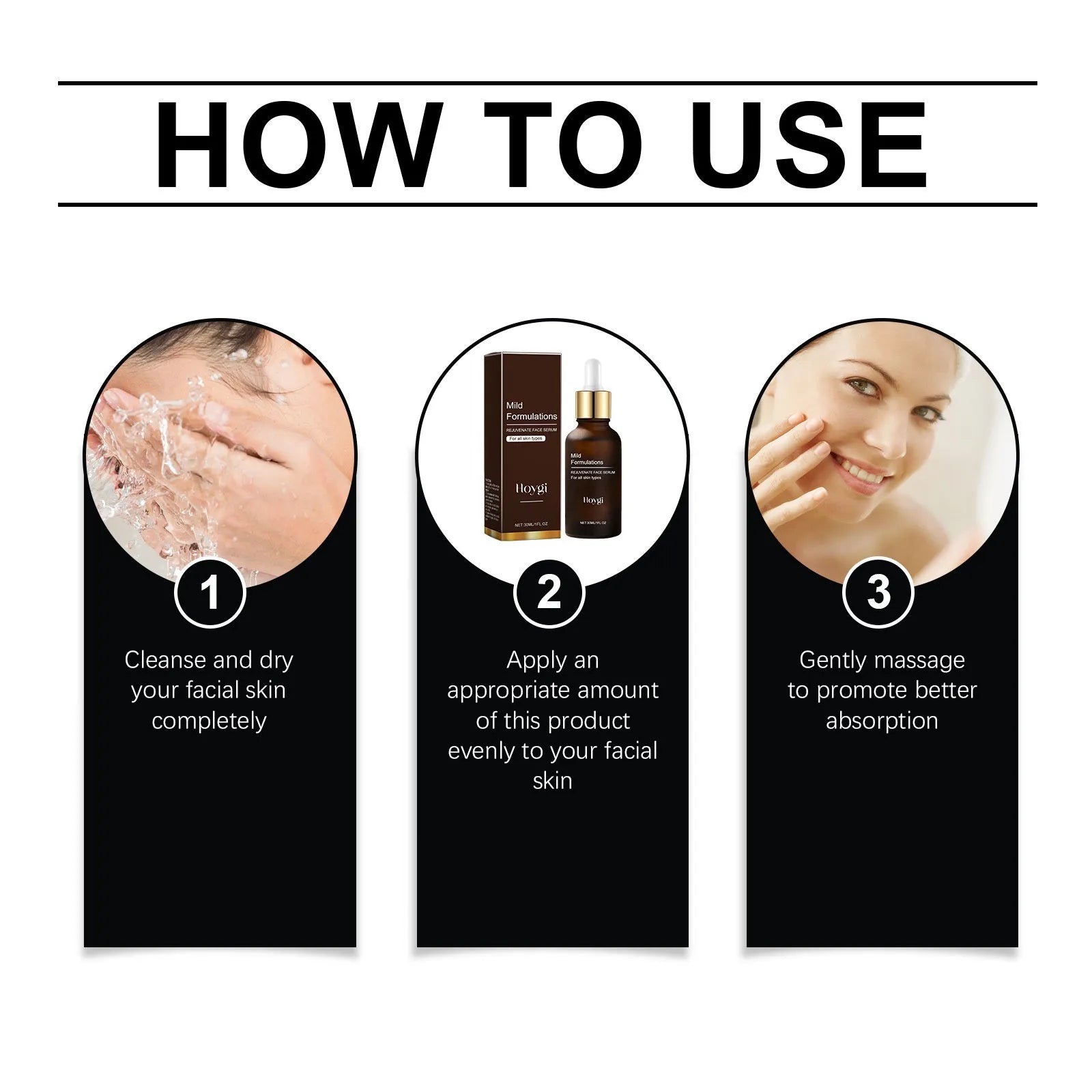30ml bottle of facial skin care essence with arbutin and collagen