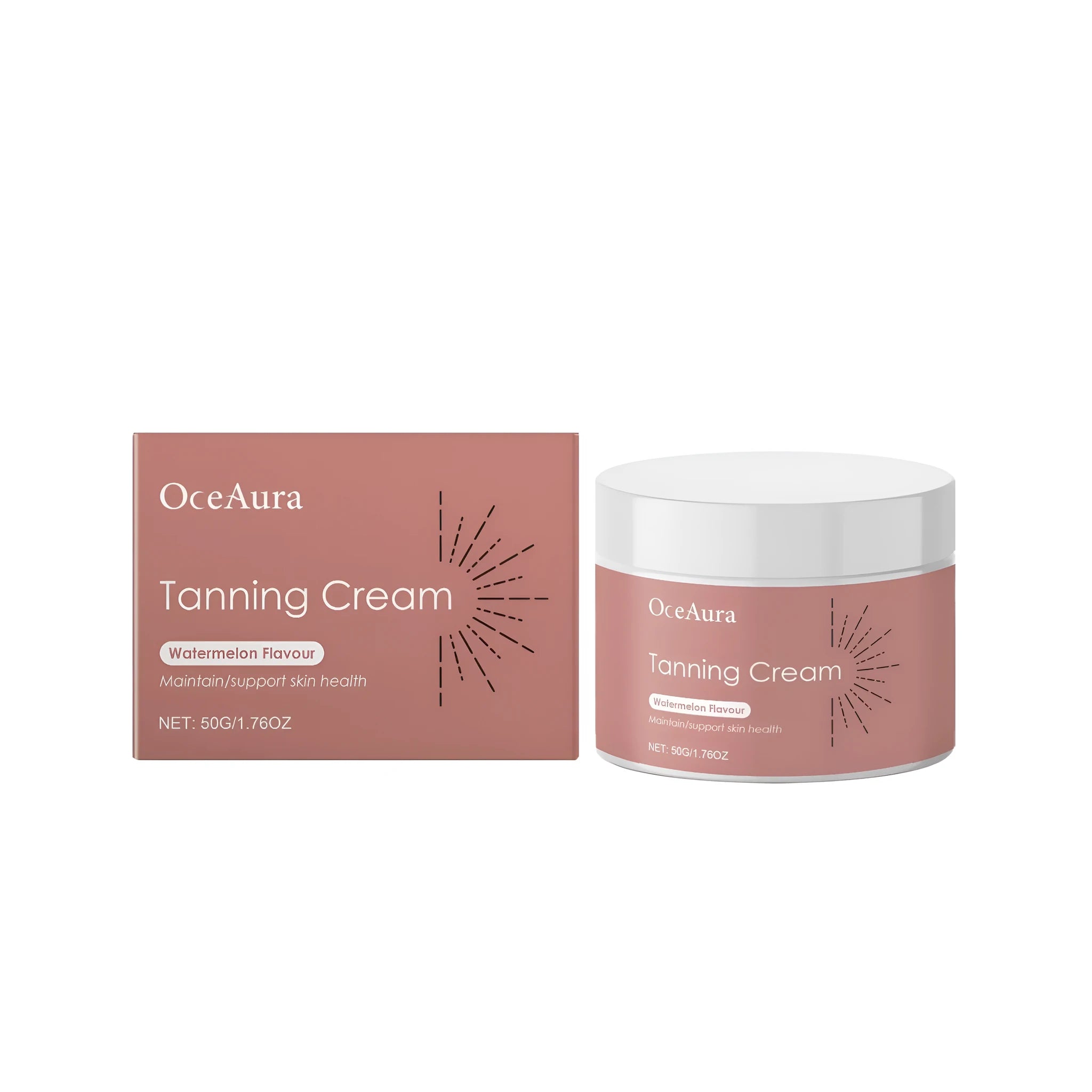 50g tube of tanning cream with coconut oil and watermelon extract