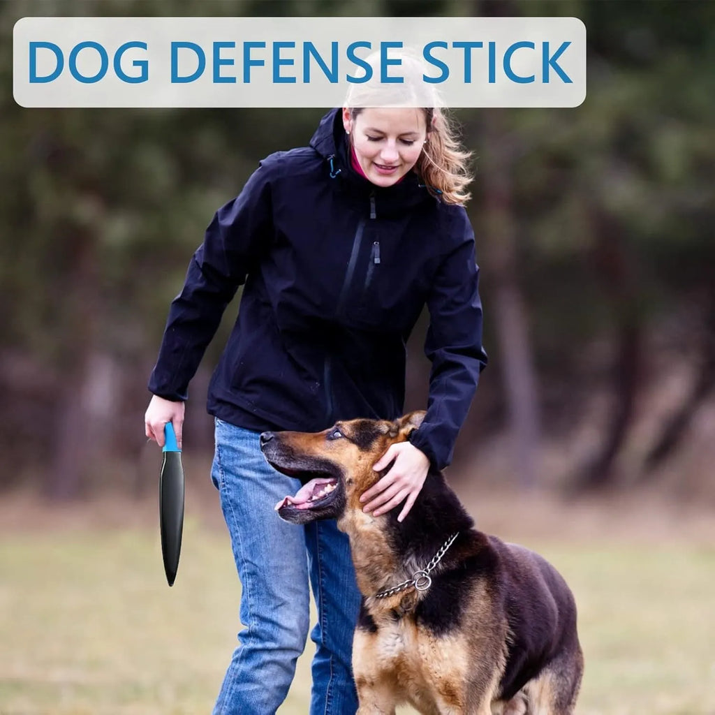 35cm long blue handled nylon dog break stick for training small and medium dogs