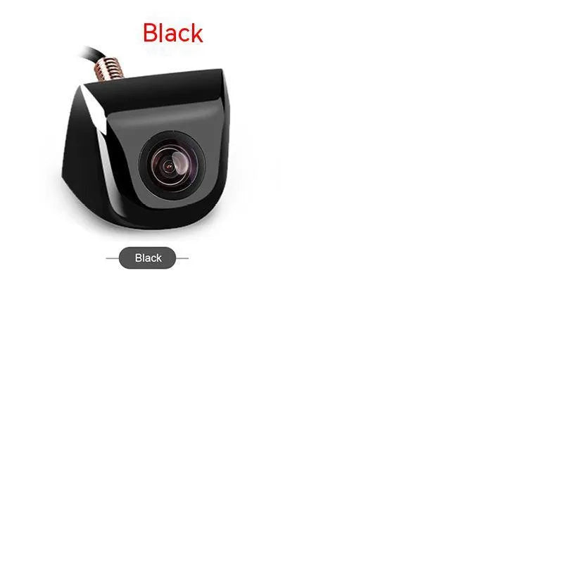 Screw plug-in HD waterproof car rearview camera with metal shell in black silver chrome or white finish