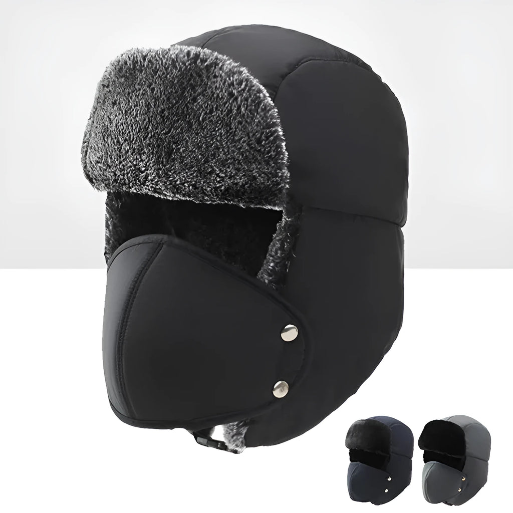 Winter Lei Feng hat in cotton with dome shape no brim available in grey black navy blue and coffee colours