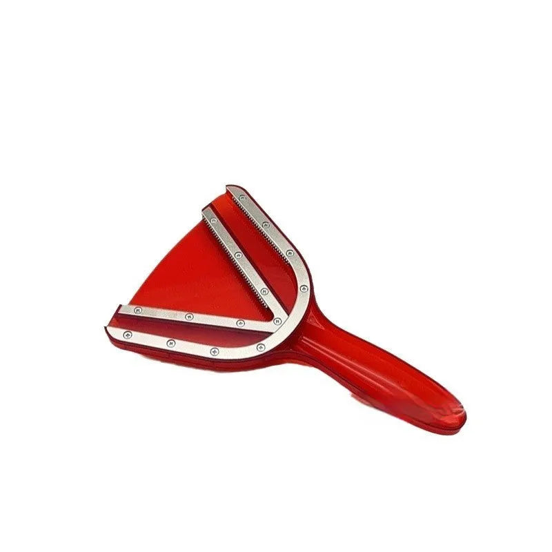 Telescopic plastic bottle opener with adjustable height in clear, red, and grey colours