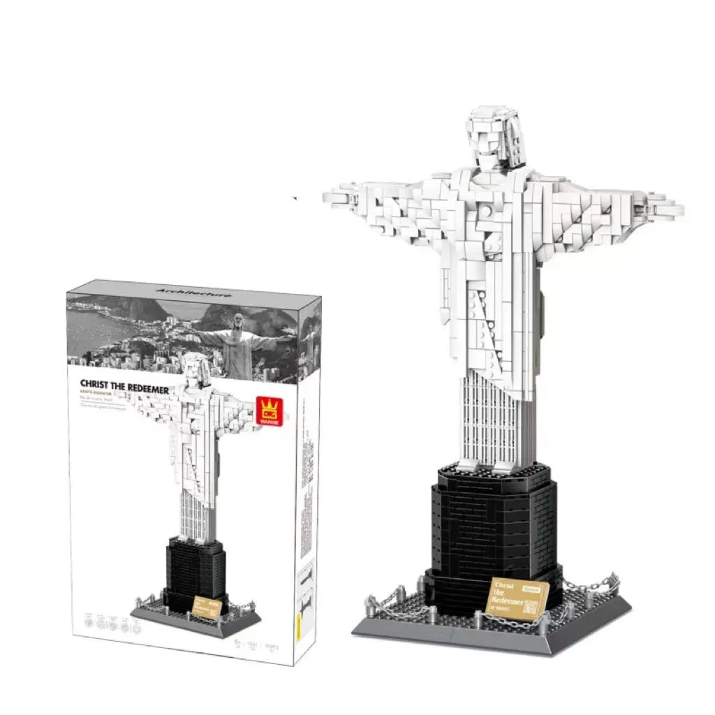Wange small particle building blocks set with over 800 pieces for world landmark model construction