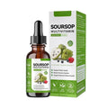 A 60ml bottle of Annona prickly fruit and lychee flavour edible care drops for adults.