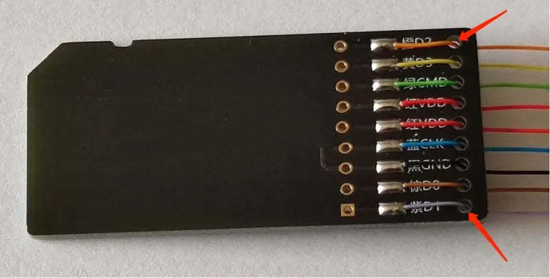 EMMC read write tool for car audio host maintenance on BMW, Audi, and Porsche vehicles.