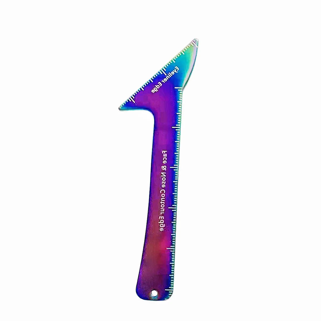 3-in-1 reusable eyeliner stencil tool for hooded eyes, winged liner and contour makeup application