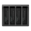 Four-bay external hard drive enclosure for 2.5 inch SATA drives
