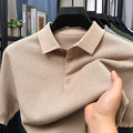 Loose fit pure cotton short sleeve sweater shown in available colours with size range information