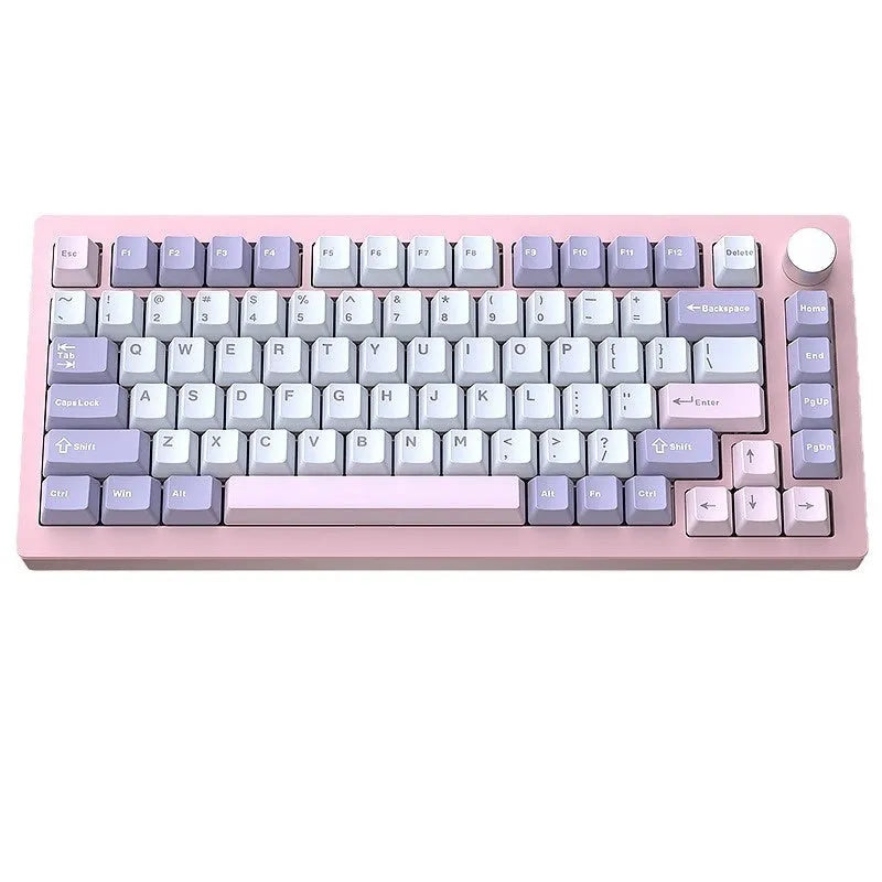 Heiji Snake aluminum mechanical keyboard kit with key puller and USB receiver on dark surface