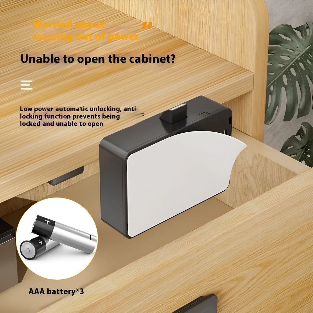 F079 no-punch drawer lock with keys and removable card for wardrobe and safe box