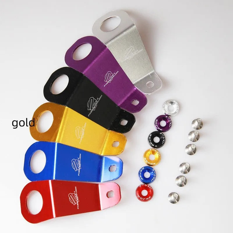 Aluminium radiator bracket for Civic EG cars in red, blue, gold, black, purple or silver