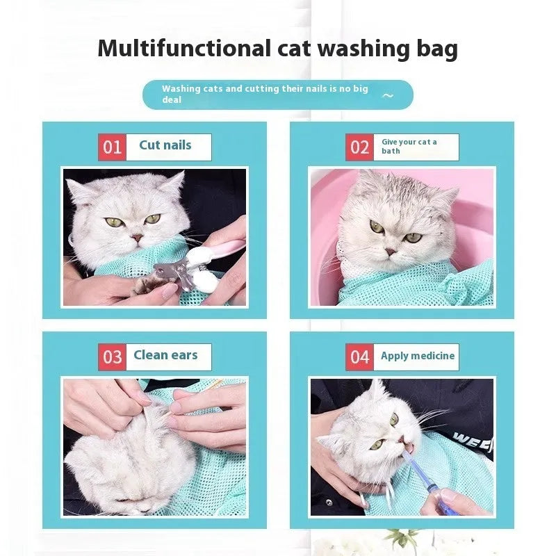 5th generation cat grooming bag in detachable design with scratch-resistant material for pet grooming