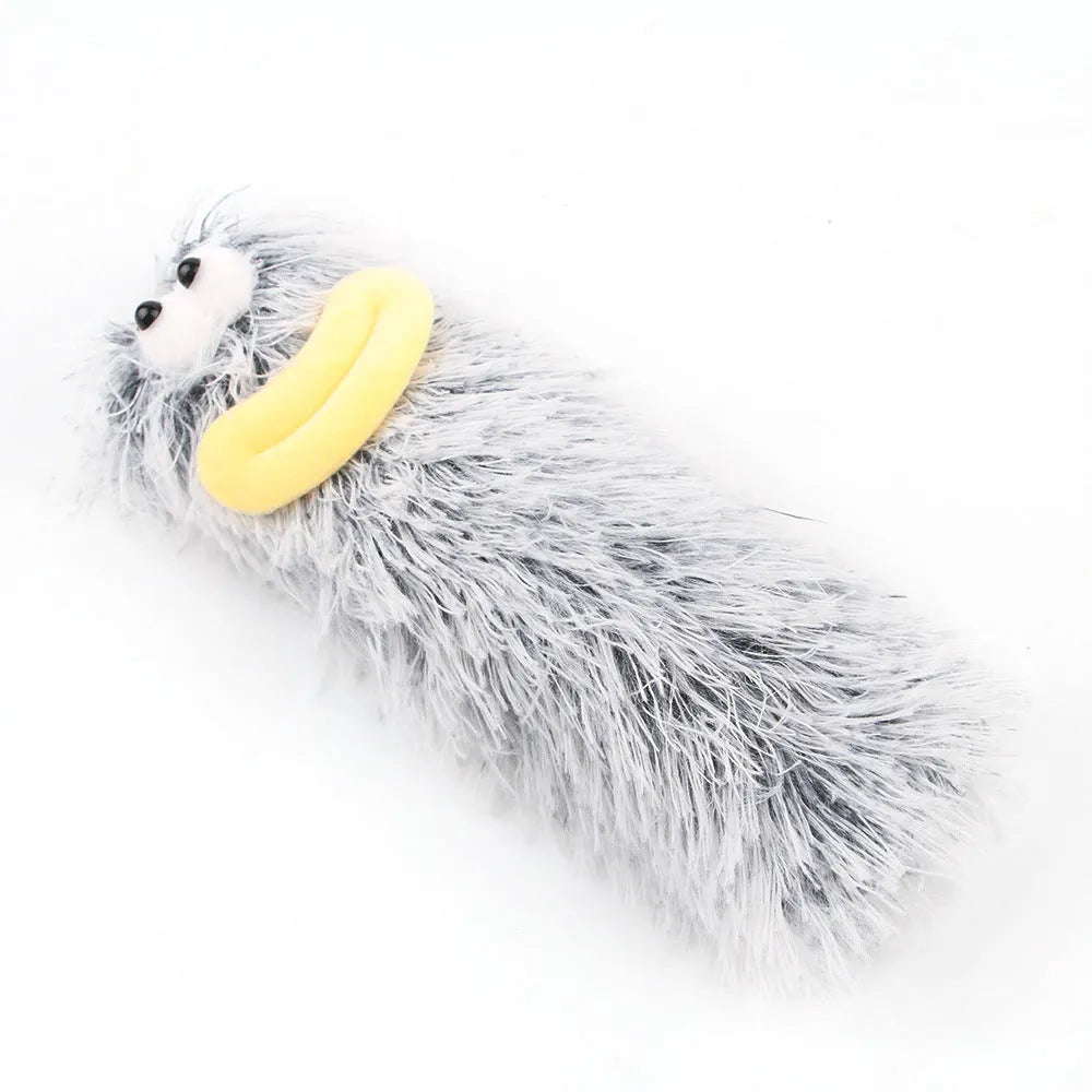 Soft plush cat pillow toy with crinkle sound and natural catnip filling for indoor cats