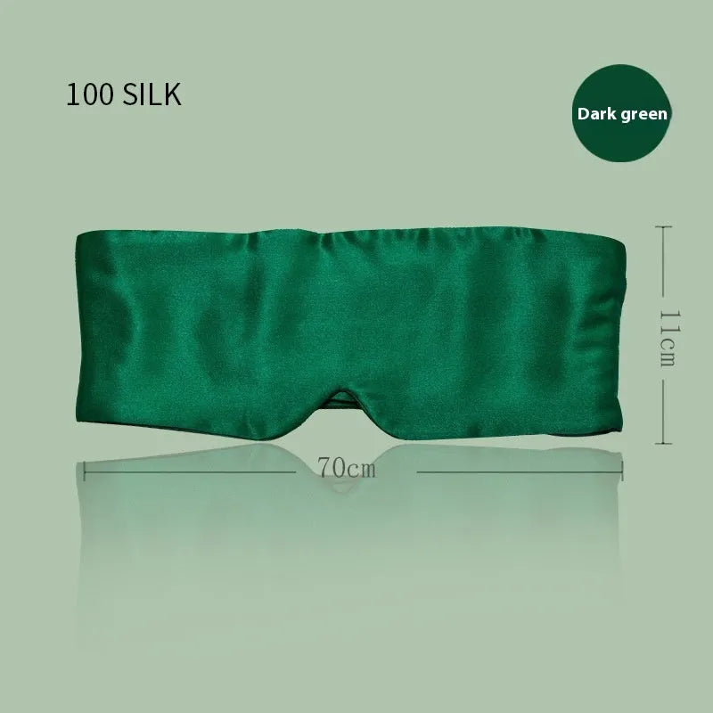 Mulberry silk sleep eye mask in multiple colours for light blocking