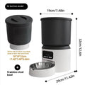 4L smart pet feeder with Wi-Fi connectivity and optional rotatable camera