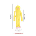 Plush dog toy with sound features for large breeds in pink and yellow colour options