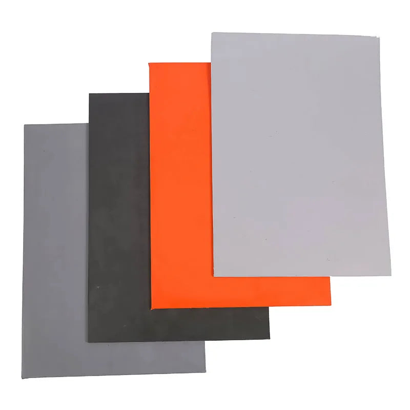 Dark gray laser engraving pad A4 size 23mm thick on workbench