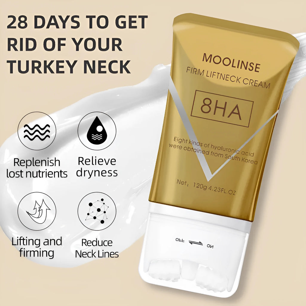 120ml tube of neck lifting and firming massage cream.
