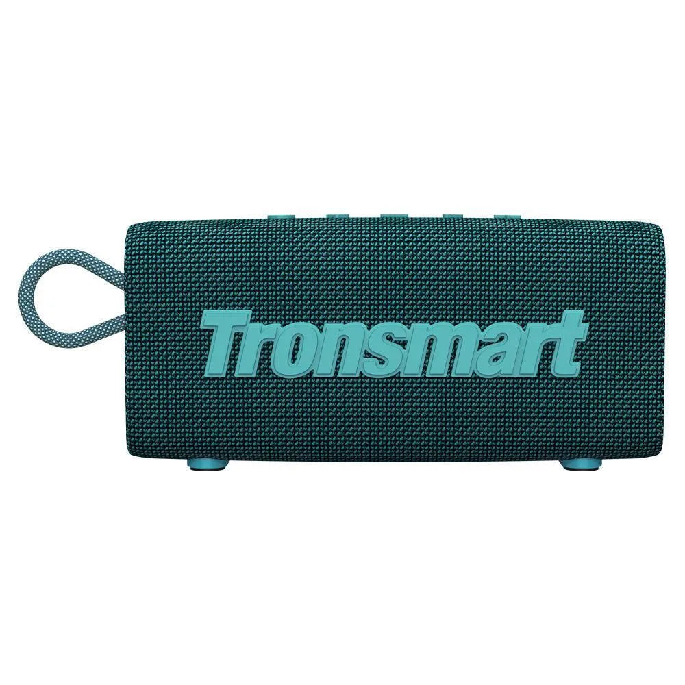 Blue portable waterproof Bluetooth speaker with lithium battery for outdoor use