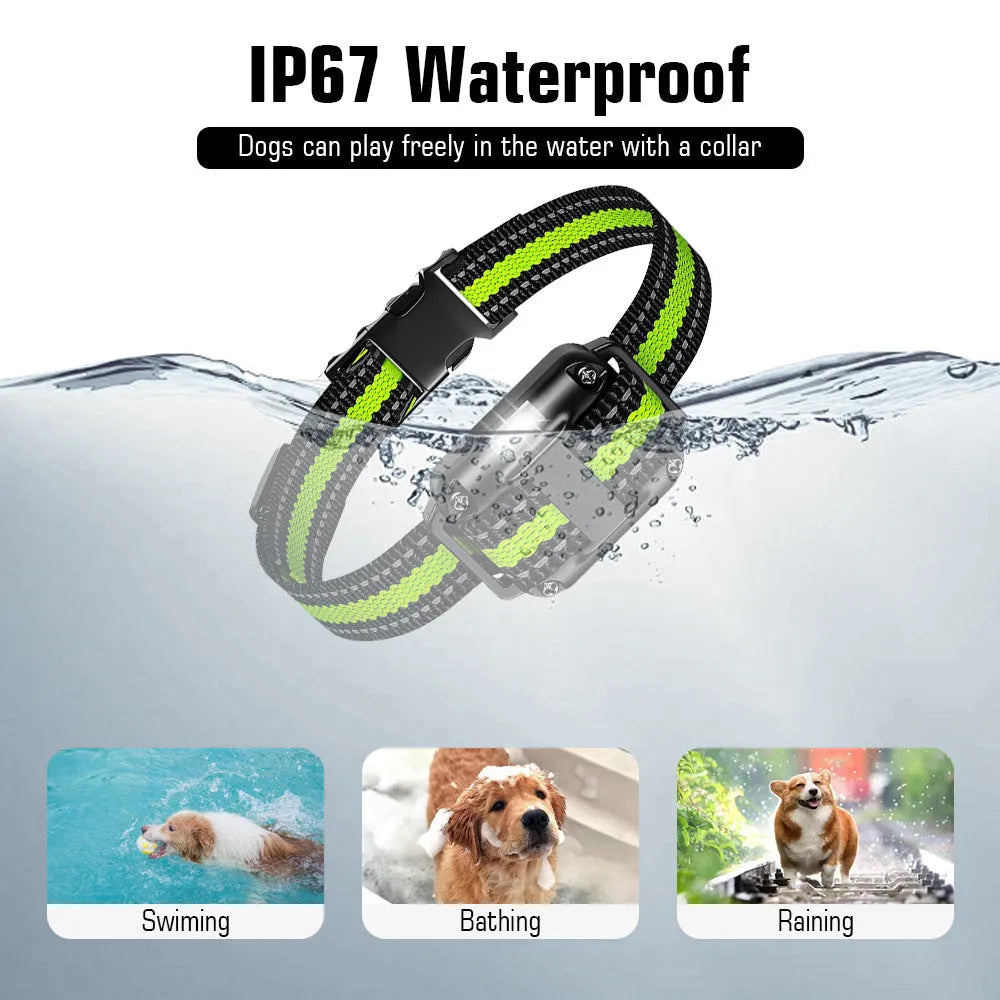 IP67 waterproof ABS plastic dog training device with remote control and lighting feature model 667B