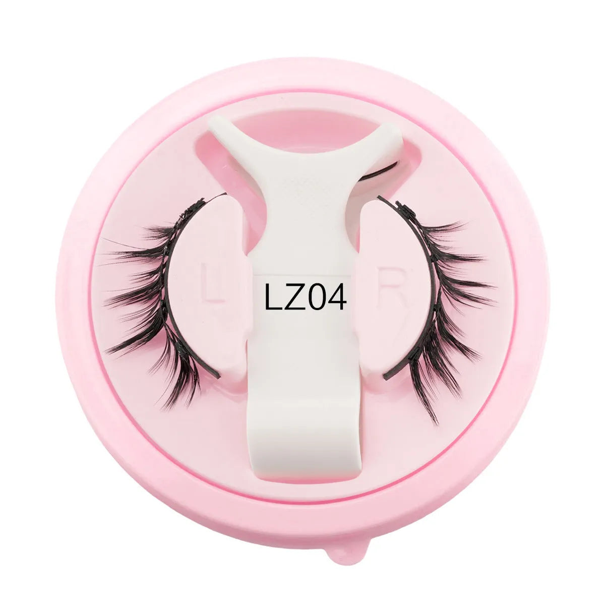 Set of five reusable waterproof false eyelashes in natural thick styles LZ03 LZ04 LZ05 LZ08 LZ14