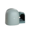 Fully enclosed oversized cat litter box in Moss Green colour