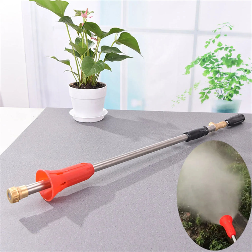 Agricultural high-pressure spray gun with submachine gun design for pesticide spraying