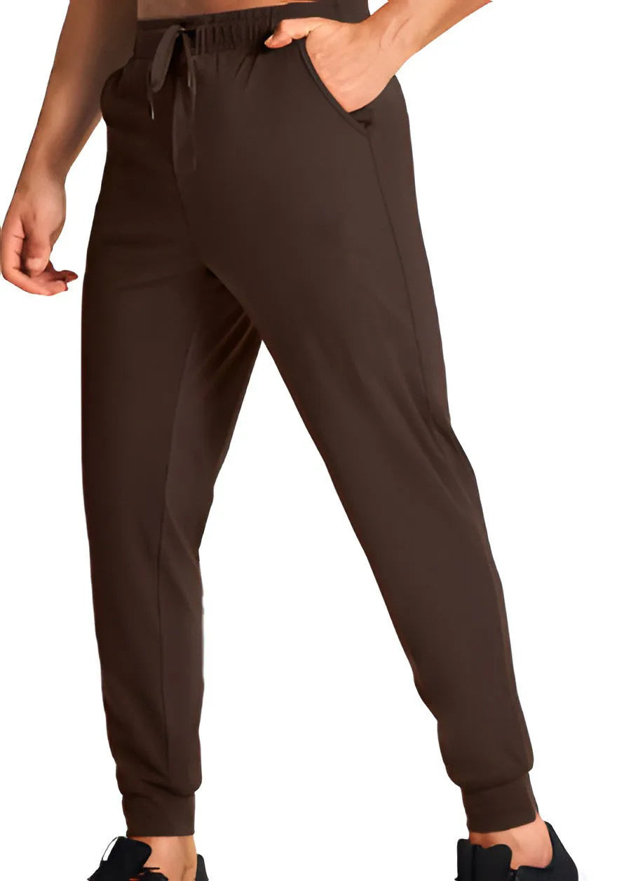 Men's loose casual trousers in solid colour available in multiple sizes