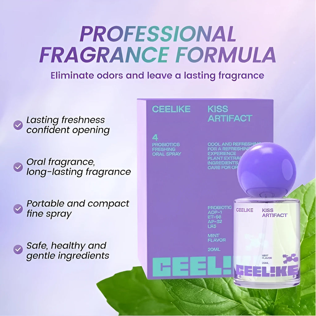 20ml probiotics oral care spray in portable spray bottle for fresh breath