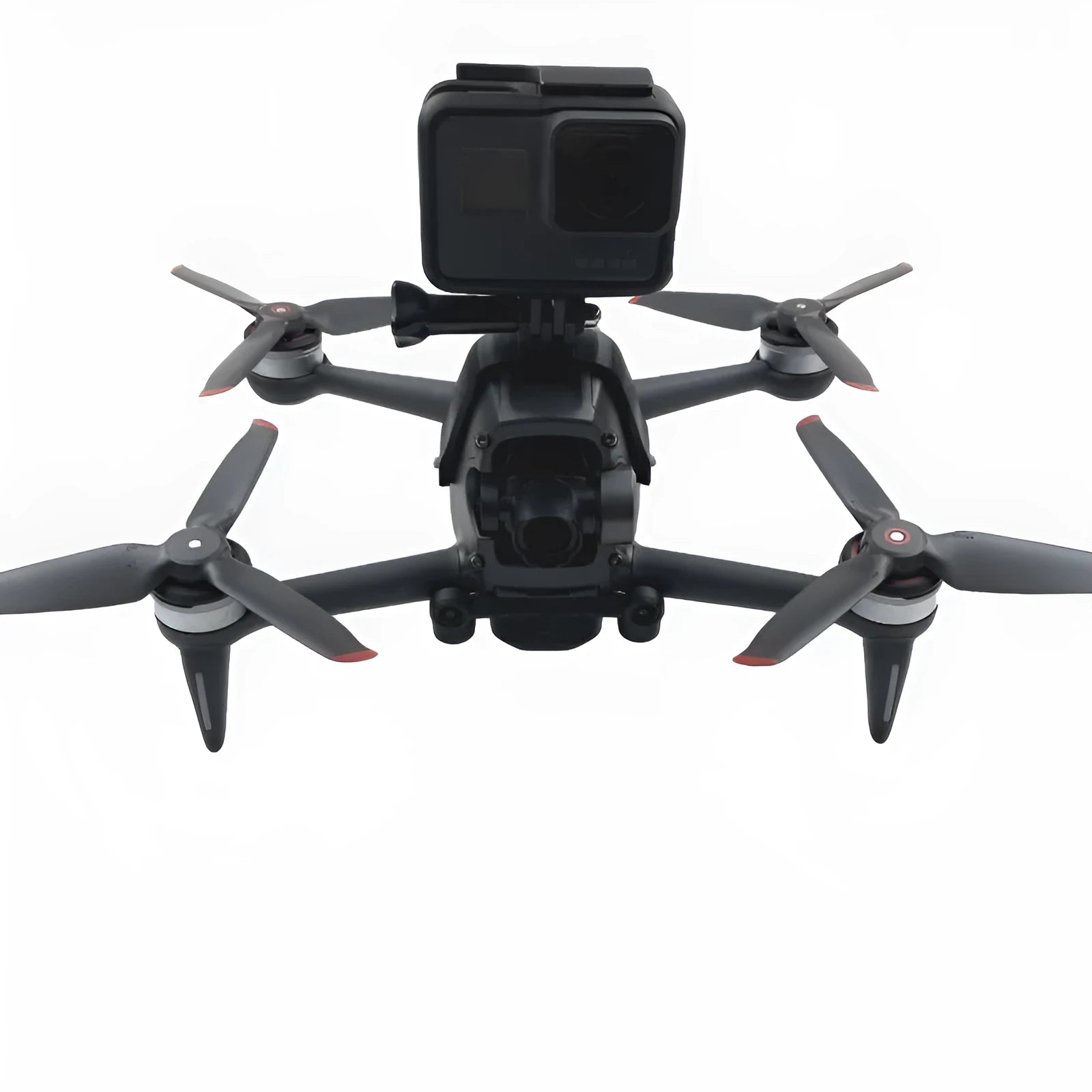 3D printed FPV drone top expansion bracket for GoPro-compatible action cameras
