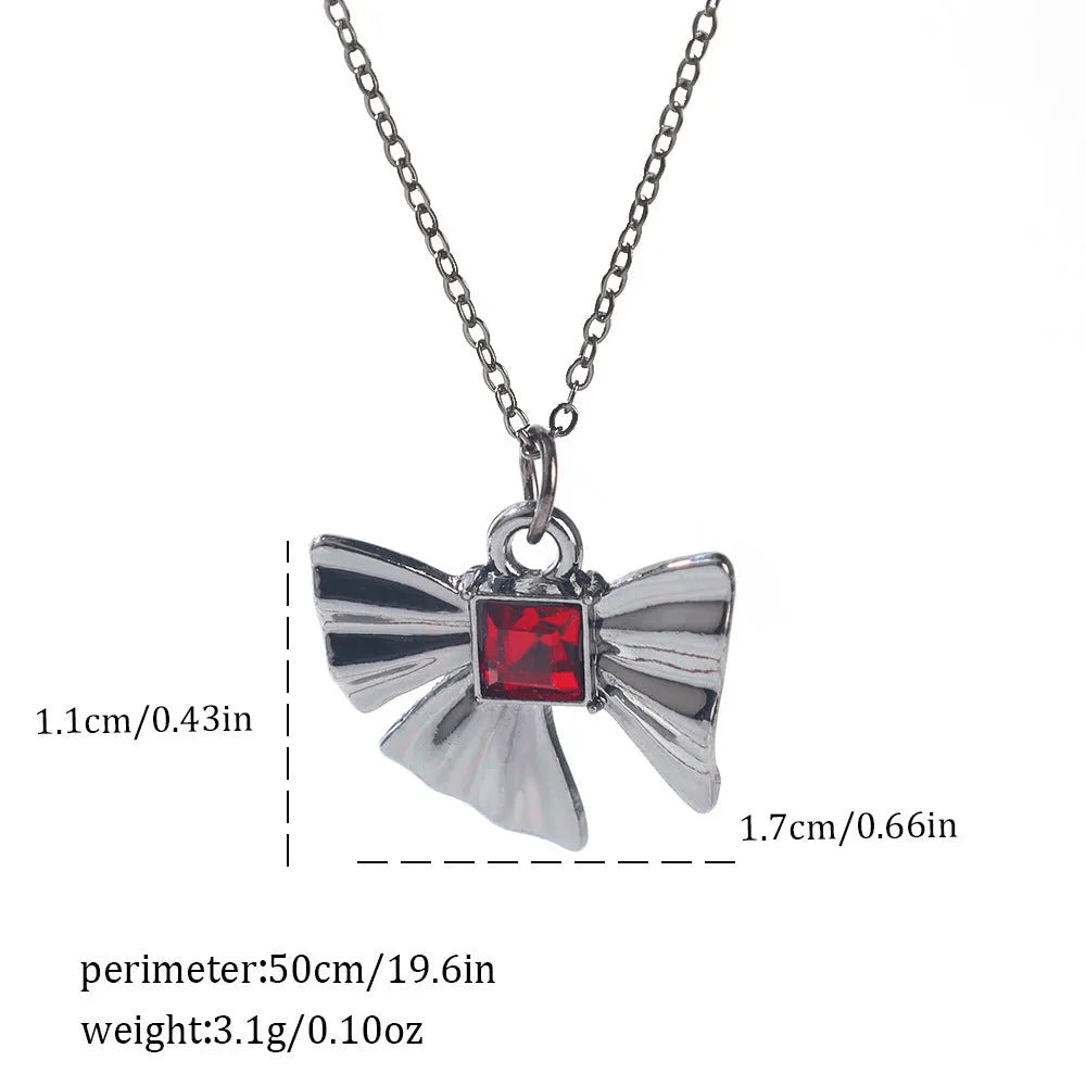 Halloween necklace with electroplated zinc alloy pendant showing spider, bat, and gothic designs on regular chain