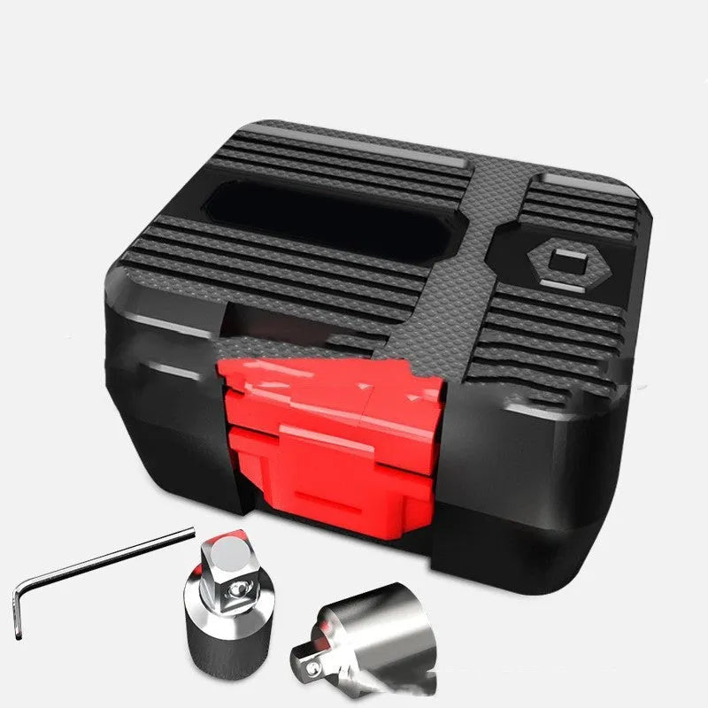 Digital torque meter with display on head, 1/2-inch drive, three-piece set for workshop use