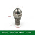 304 stainless steel fine atomization spray nozzle with external thread and filter screen