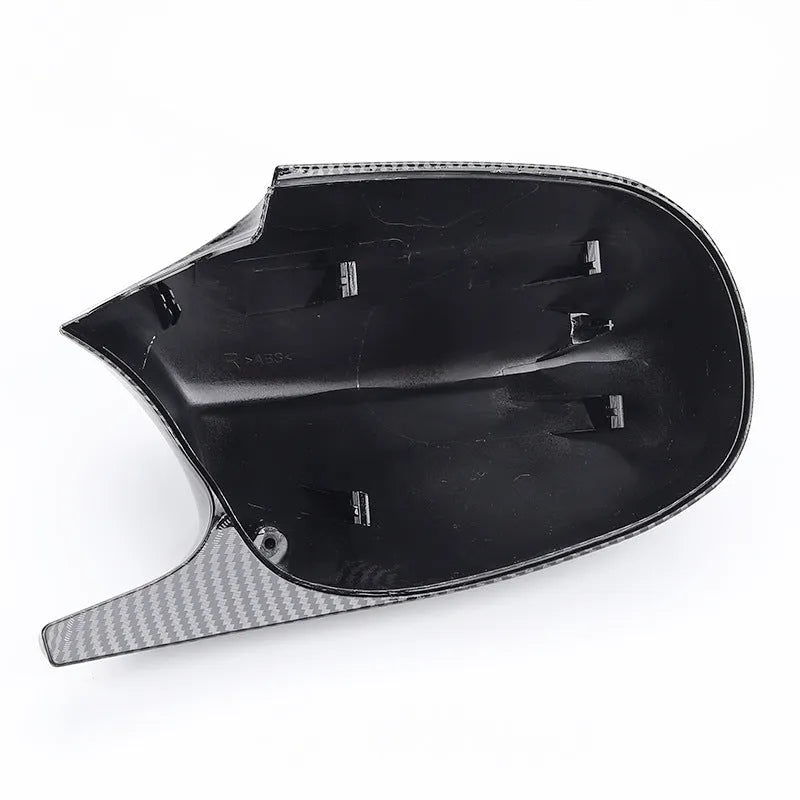 Pair of BMW 3 Series E90 rearview mirror shells in ABS plastic for 2006-2012 model replacement