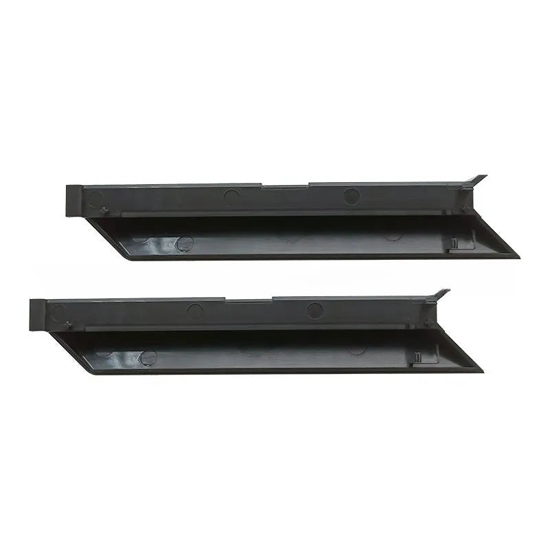 Black PS4 Pro hard disk bottom cover and service parts including warehouse door, baffle and block strip