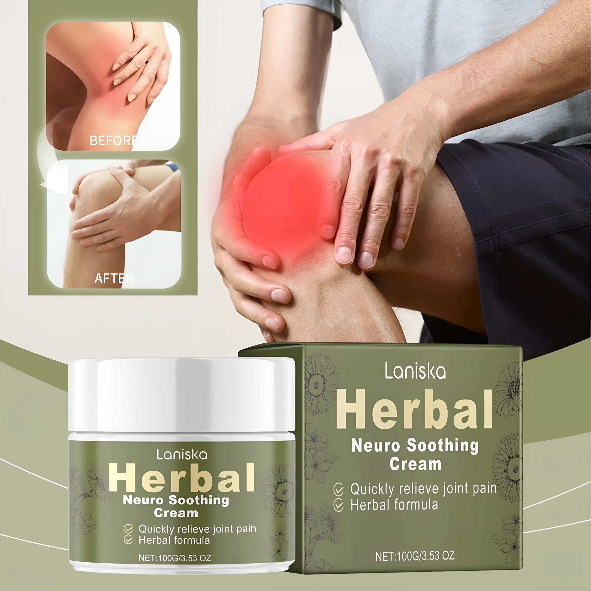 100g tube of arnica and pepper body care cream for external topical application