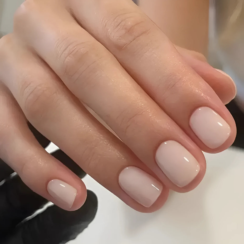 Solid colour MY119 plastic nail art set in cute style for ladies DIY manicures.