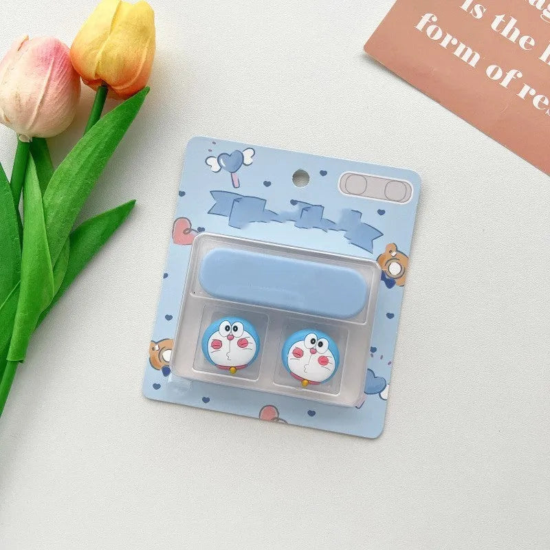 Cartoon magnetic protection data cable fixer in multiple colours for desktop cable management