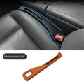 Black plastic car seat gap storage organiser pocket with handle