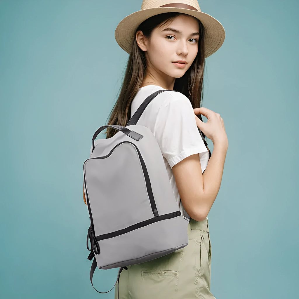 Marco Leideng ultra-light Oxford cloth leisure backpack in blue black colour with below 20L capacity