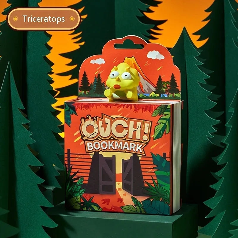 Dinosaur series bookmark with Tyrannosaurus Rex animation design for pupils stationery
