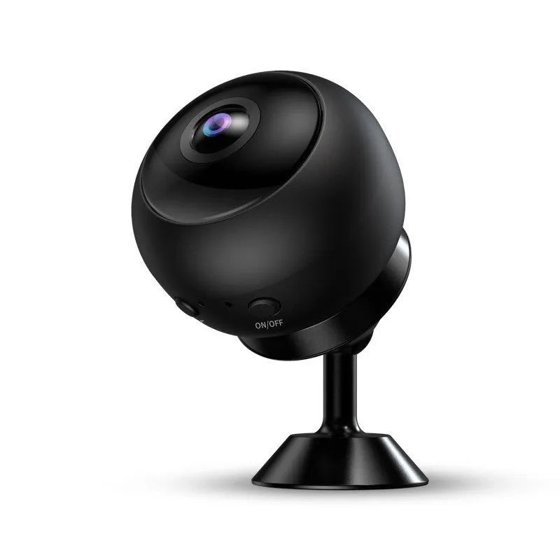 White wireless WIFI security camera with 1080p HD resolution and ABS plastic housing